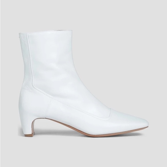 New Maison Margiela white square toe ankle boots - Picture 12 of 15